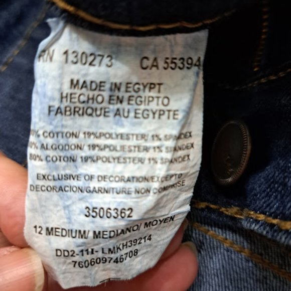 LEE Classic Fit Jeans Sz 12 Medium - Picture 7 of 7